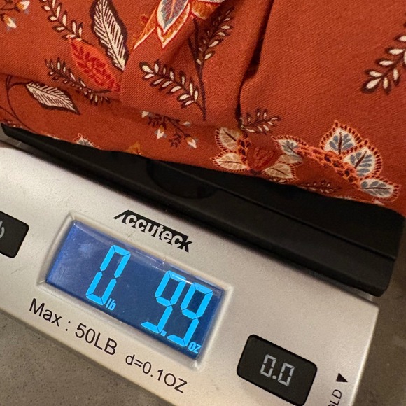 Coldwater Creek Women Plus 1X Terra Haven Pant Cinnamon Floral Pull On Wide Leg - Picture 11 of 11